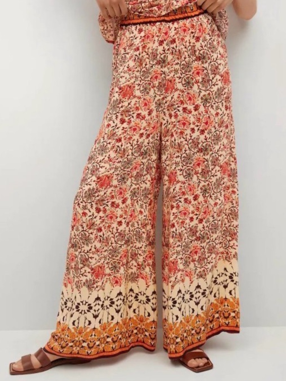 Joie Floral High Rise Wide-Leg Women’s Pants